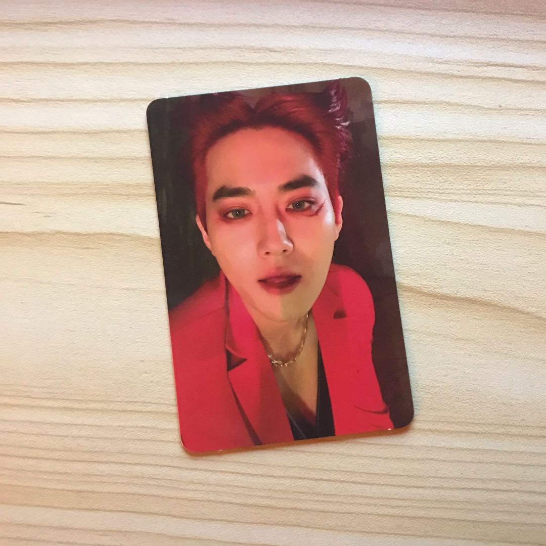 Exo Suho Obsession X Exo Ver Photocard Official Hobbies And Toys Memorabilia And Collectibles K