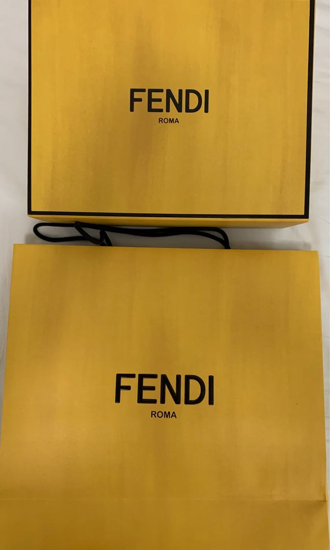 Fendi shop bag box