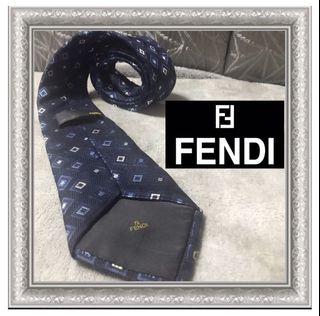 Fendi Necktie Original with Serial No. 399701 Made in Italy 100 % Silk