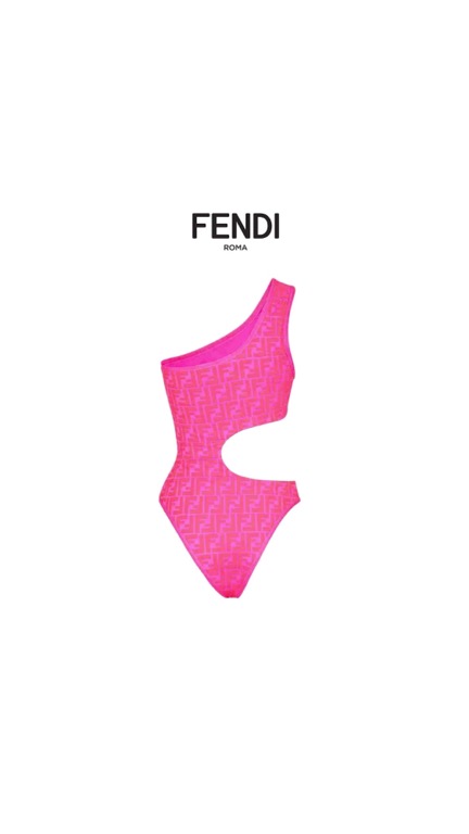 fendi pink swimsuit