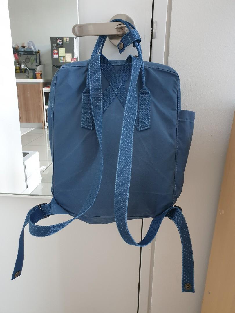 ORIGINAL Fjallraven Kanken Royal Blue Pinstripe pattern Luxury