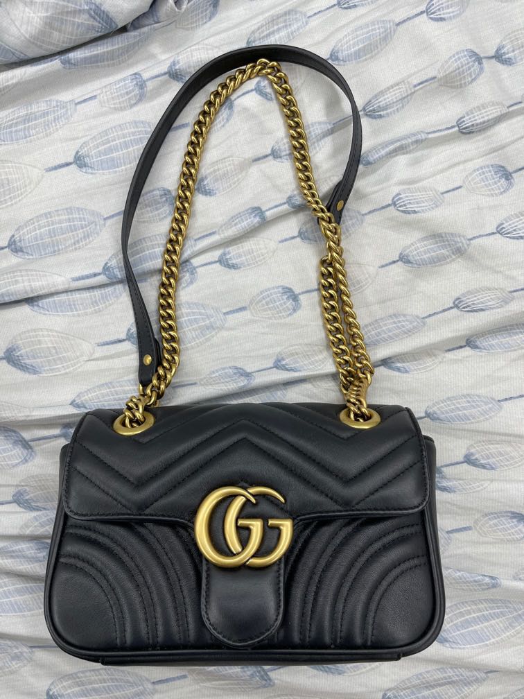 Gucci Marmont Mini 22cm, Women's Fashion, Bags & Wallets, Shoulder Bags ...