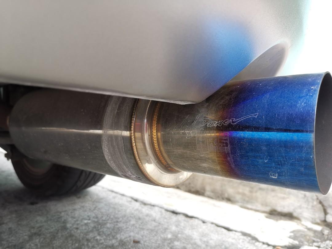 HKS Muffler Hi Power with Burnt Tip. Fully Stainless Jasma Japan, Car