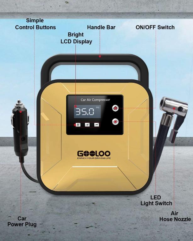 Gooloo sales tire inflator