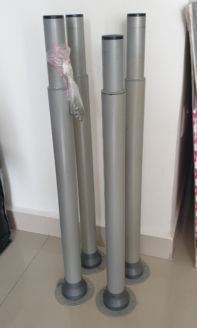 Ikea vika kaj height adjustable table legs, Furniture & Home Living