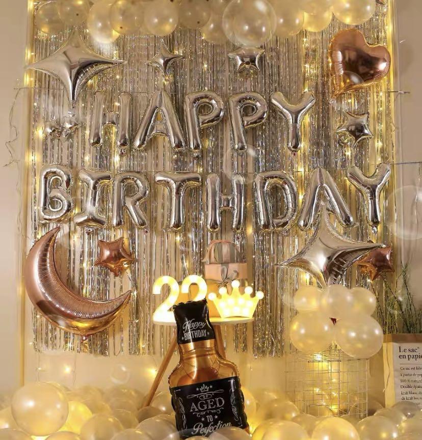 Silver and rose gold party theme Clearance