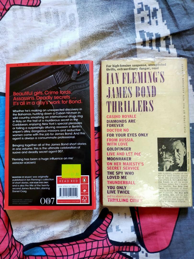 James Bond Bundle (Category: Storybooks) located in Taguig. Submitted by lucyvanpelt29 (Listing ID 1072269523, Image 2). Description: Shipping is every Saturday and Sunday ONLY.