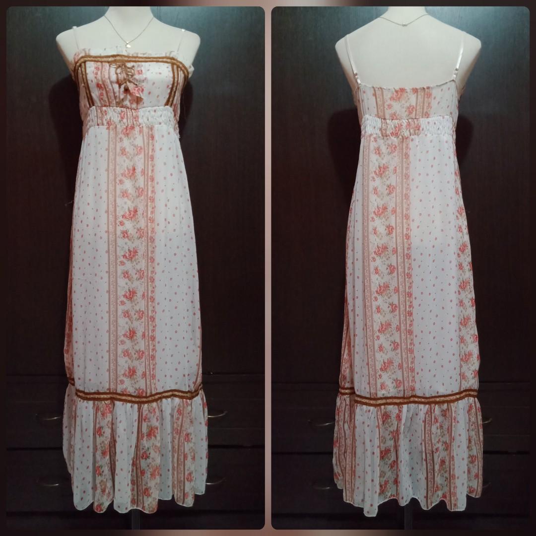 liz lisa maxi dress Dress, in Chocolate Luxe Satin, Size: Large | Show Me Your Mumu Youll look enchanting from every angle! Mori Girl Fashion | Japanese