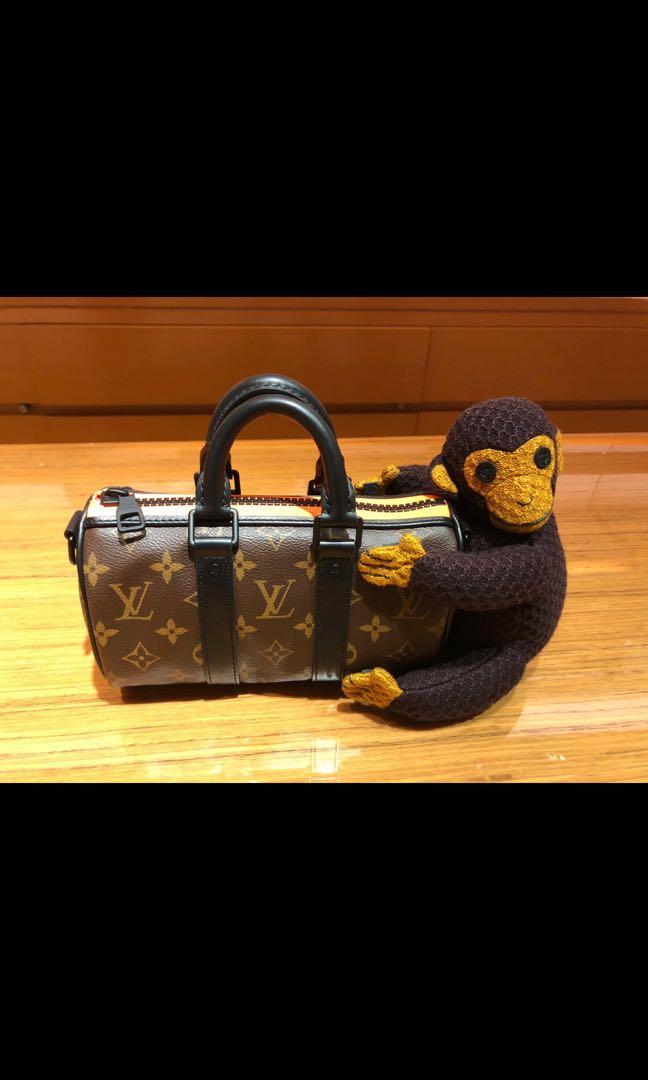 Auth Louis Vuitton Monogram Keepall XS LV Friend Monkey M80118