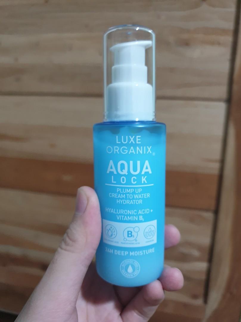 luxe organix aqua lock serum