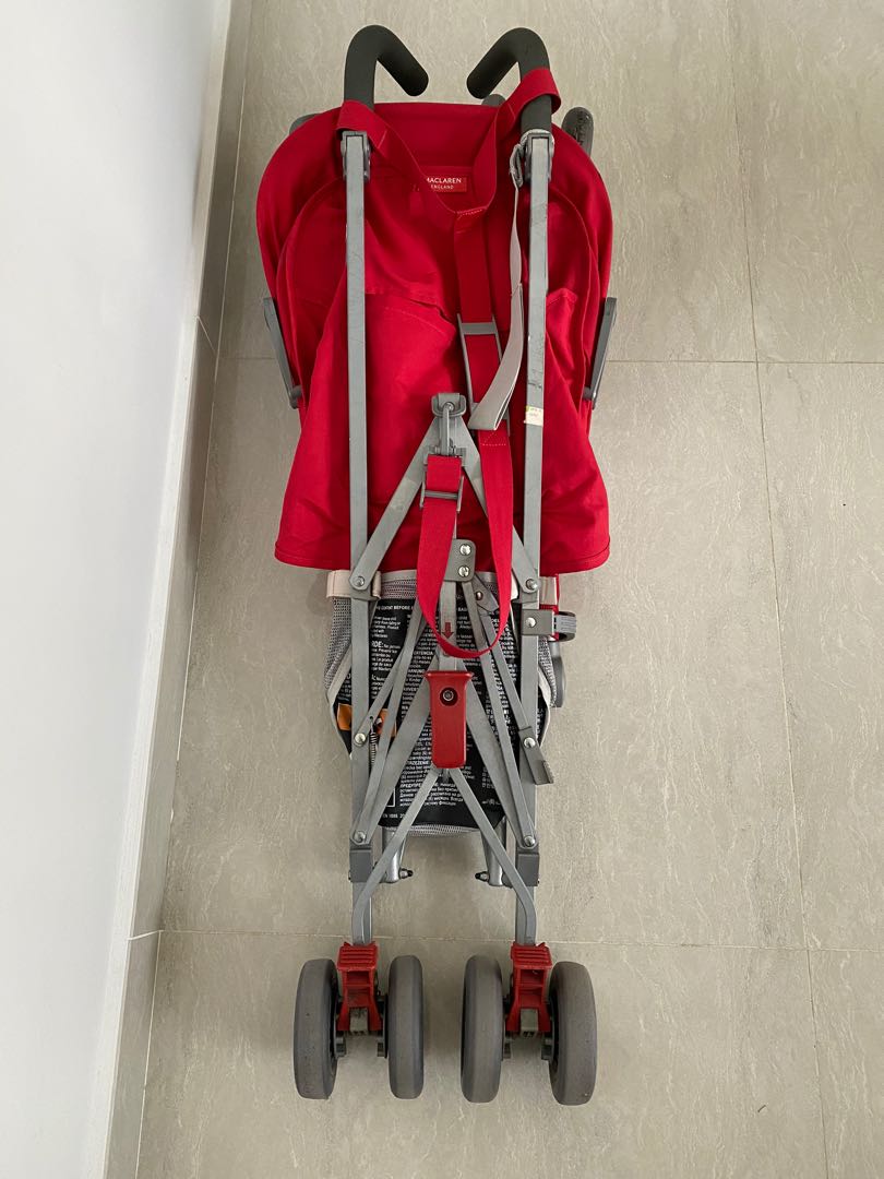 Maclaren Volo Stroller Red Babies Kids Going Out Strollers on