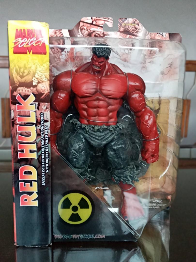 Marvel Select Red Hulk (Category: Figurines & Statues) located in Cebu City. Submitted by diyeszon (Listing ID 1072170582, Image 2). Description: Diamond Select Toys Marvel Select Red Hulk stands 10" tall features 14 points of articulation accompanied by a rubble-strewn display base based upon the artwork of Ed McGuinness sculpted by Gabriel Marquez unopened unused undamaged item what you see in the picture is the actual item shipped thru Lbc at 