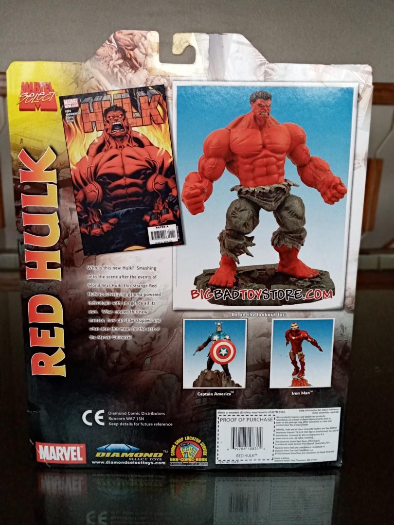 Marvel Select Red Hulk (Category: Figurines & Statues) located in Cebu City. Submitted by diyeszon (Listing ID 1072170582, Image 3). Description: Diamond Select Toys Marvel Select Red Hulk stands 10" tall features 14 points of articulation accompanied by a rubble-strewn display base based upon the artwork of Ed McGuinness sculpted by Gabriel Marquez unopened unused undamaged item what you see in the picture is the actual item shipped thru Lbc at 