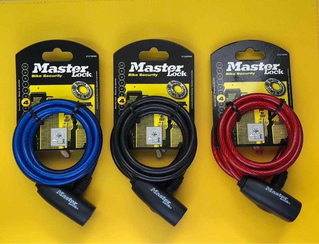 Master Bike Lock with Keys Bicycle Lock with Keys