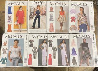 McCall's sewing patterns