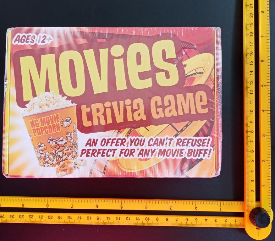 Movies Trivia Game Fun Cinema Question Based Game Featuring 1200 Trivia Questions Hobbies Toys Toys Games On Carousell