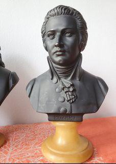 Vintage Busts:  Beethoven, Brahms, Mozart