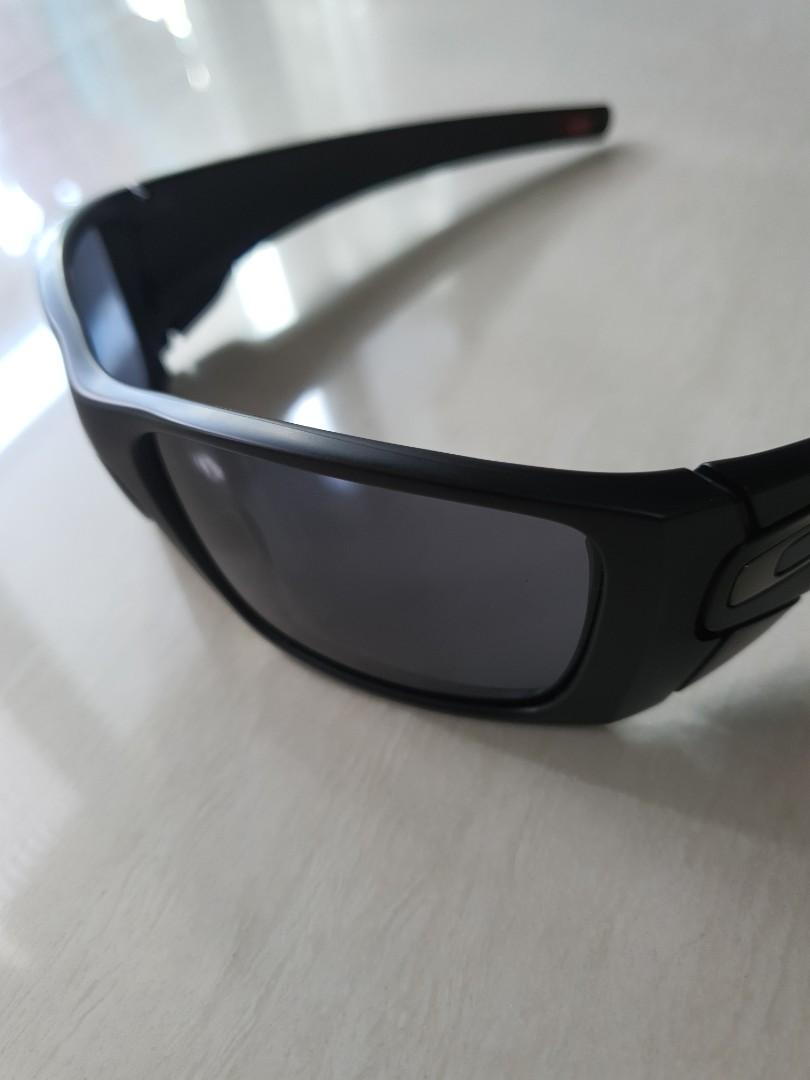 Oakley Crankshaft Clear Frame With Chrome Iridium Polarized, 59 OFF