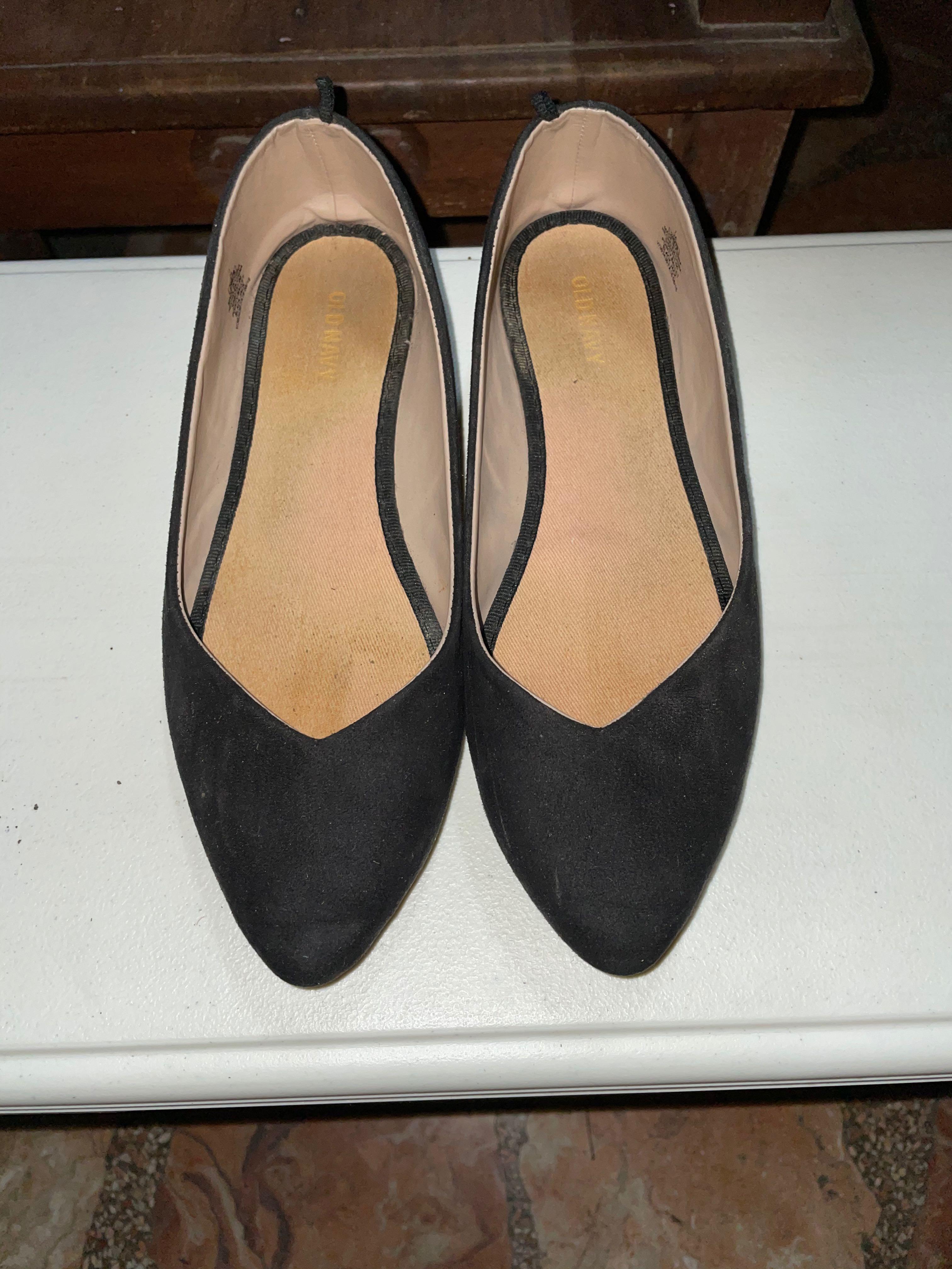 Old navy black flats cheap