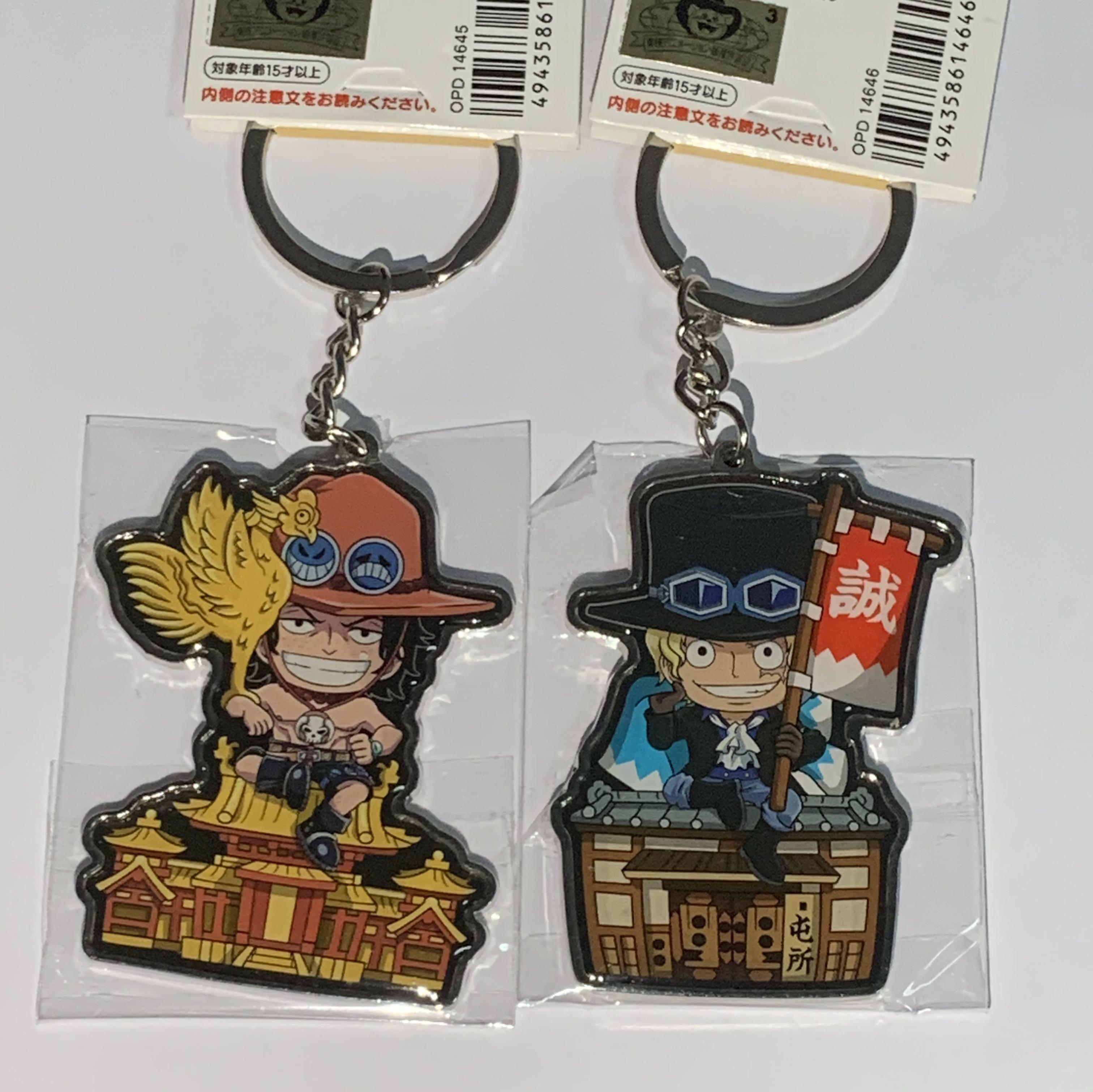 One Piece Metal Keychain Sabo Ace Hobbies Toys Memorabilia Collectibles Fan Merchandise On Carousell