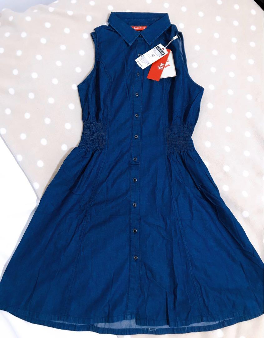Orig Jag denim sleeveless dress new unused Women s Fashion