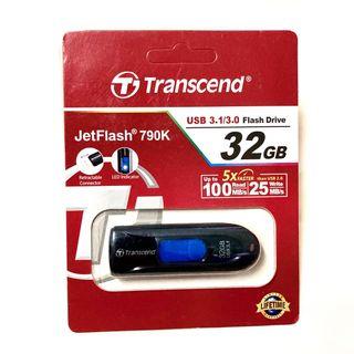 Original 32GB TRANSCEND USB 3.1/3.0 Flash Drive