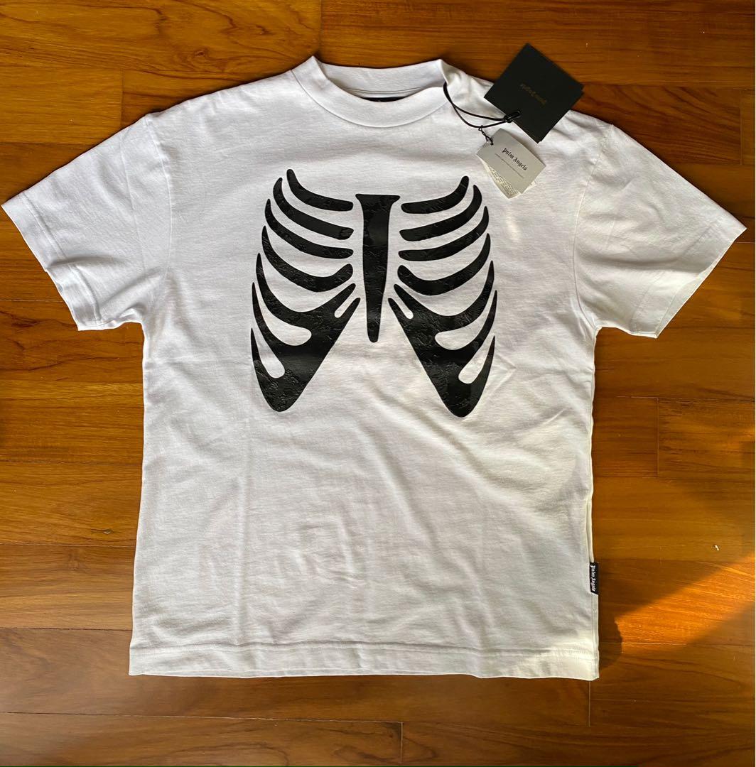 Palm angels top skeleton tee