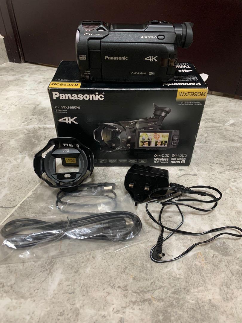 Panasonic 4K DV 攝錄機(HC-WXF990M), 攝影器材, 攝錄機- Carousell