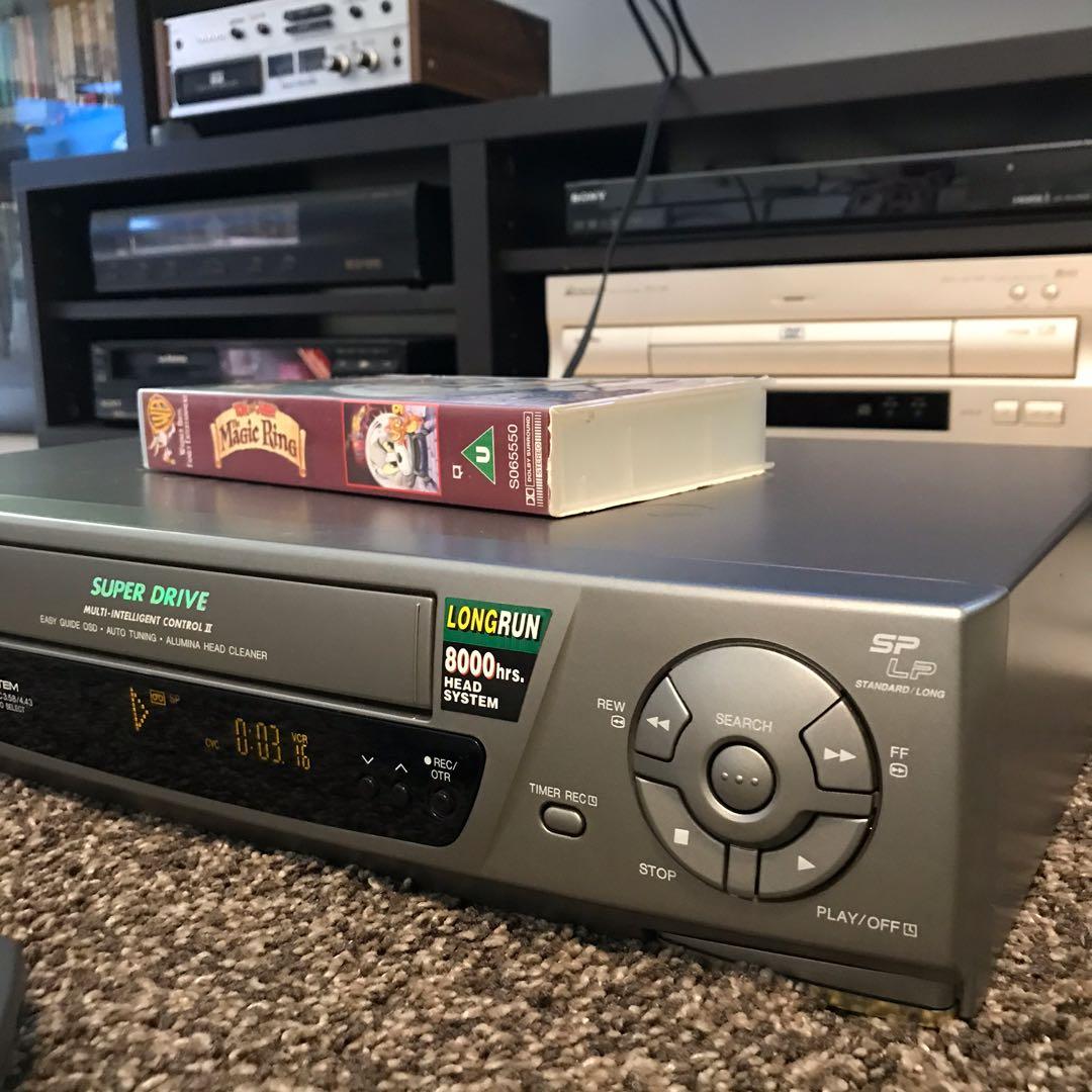 Panasonic VHS VCR Video Cassette Tape Player NVSD230, TV & Home