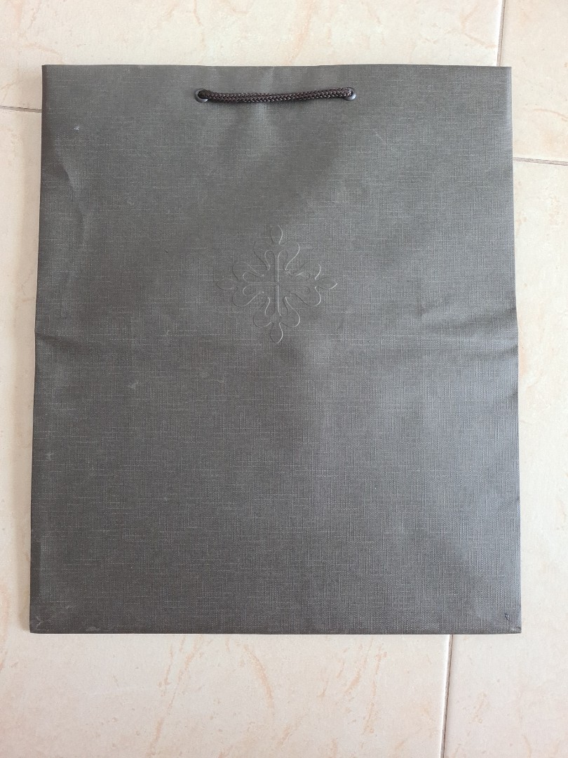 patek philippe paper bag