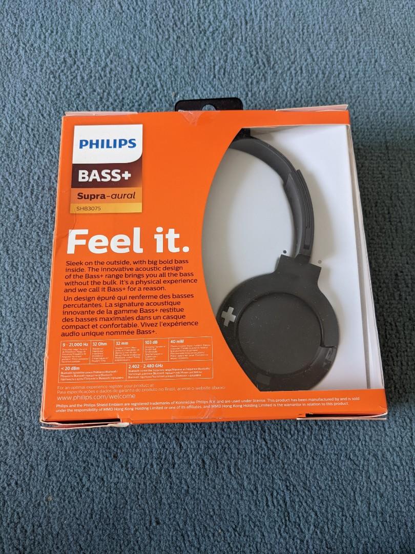 Philips SHB 3075 bass wireless headphones Audio Headphones Headsets on Carousell