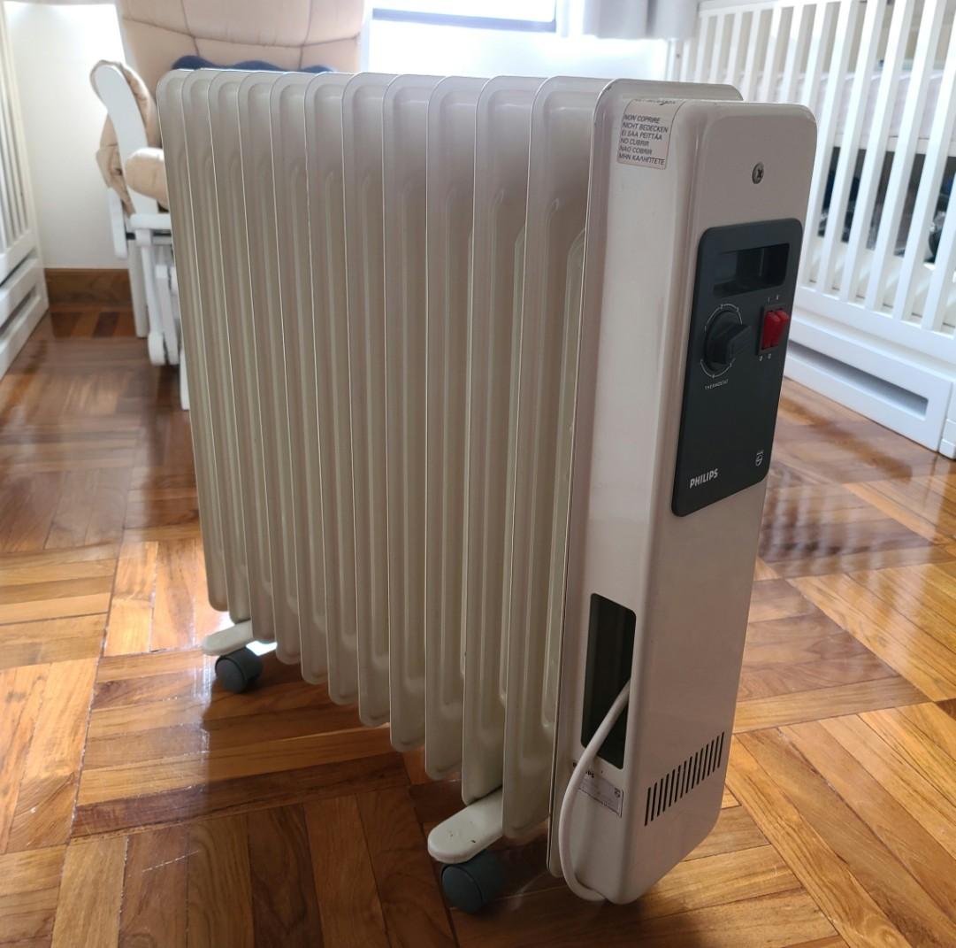 Phillips Oil Filled Radiator / Heater, 家庭電器, 熱水爐及淋浴設備- Carousell
