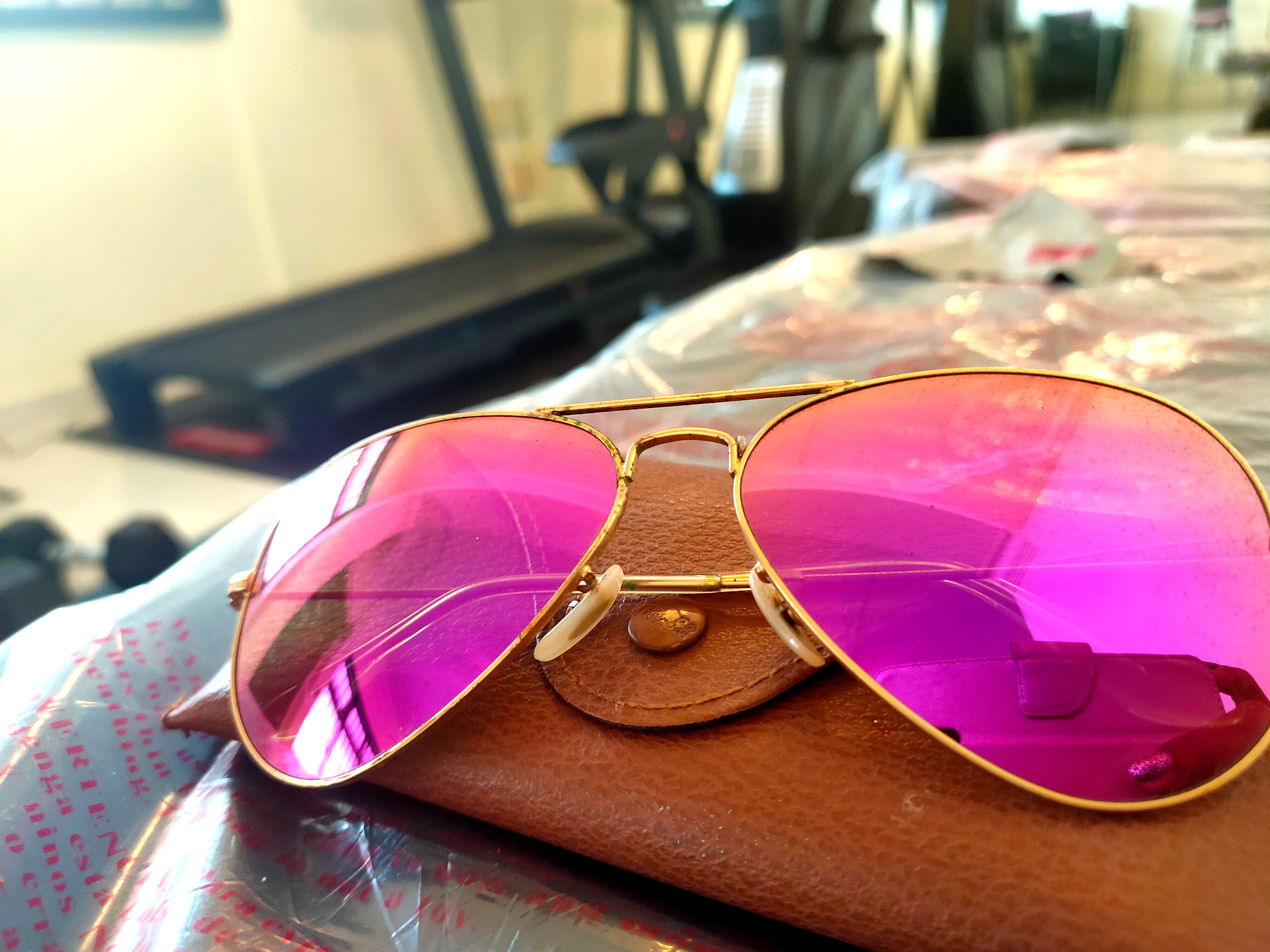 ray ban pink sunglasses