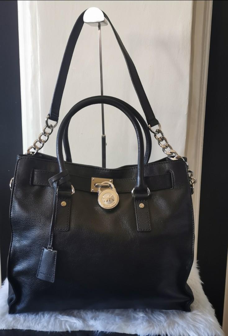 Preloved Michael Kors Hamilton Large Leather tote bag, Luxury, Bags &  Wallets on Carousell