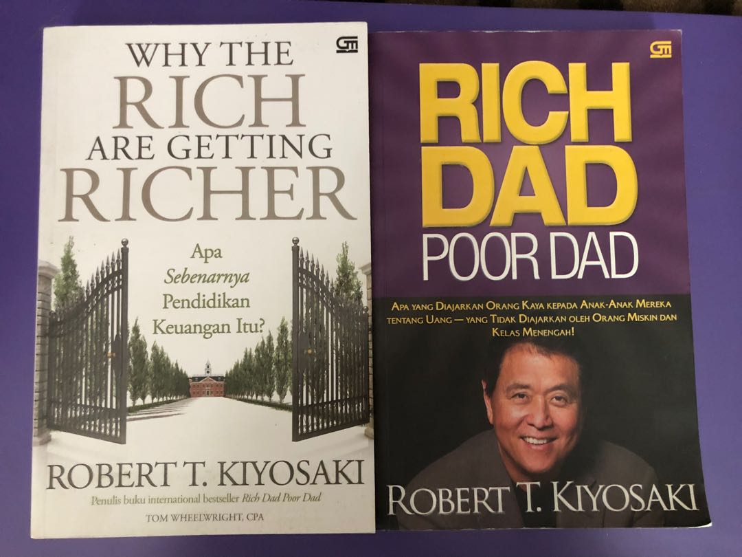 Rich Dad Poor Dad Robet Kiyosaki Buku Alat Tulis Buku Di Carousell