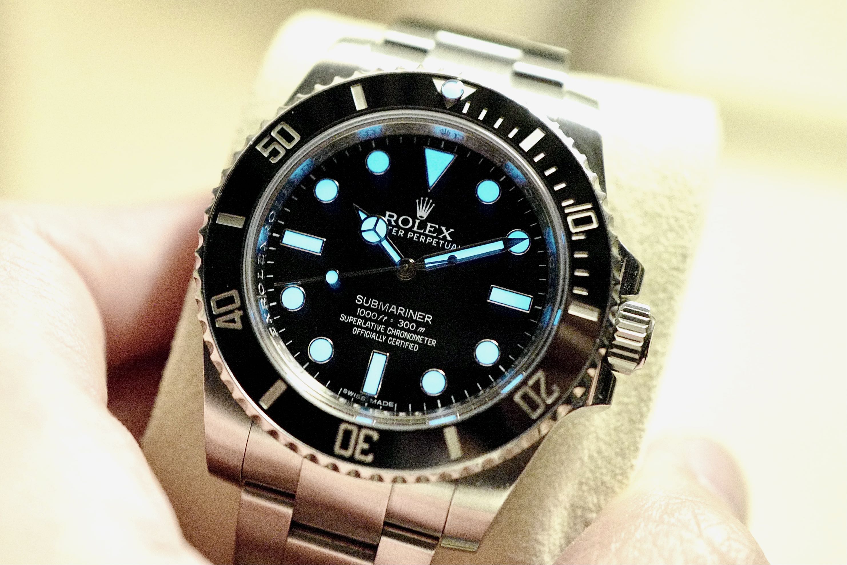 Rolex Submariner 114060LN, Luxury, Watches on Carousell
