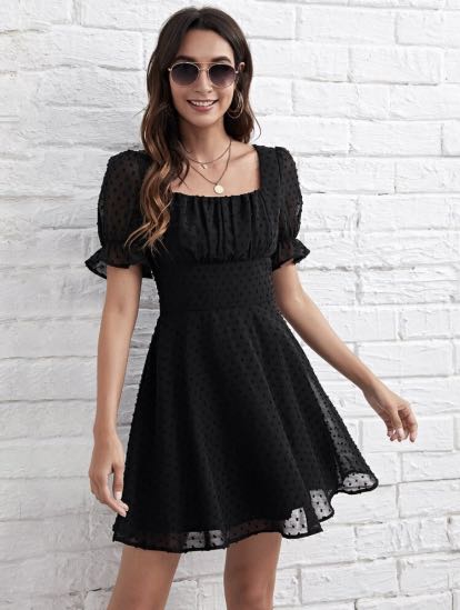 Black dresses shein sale
