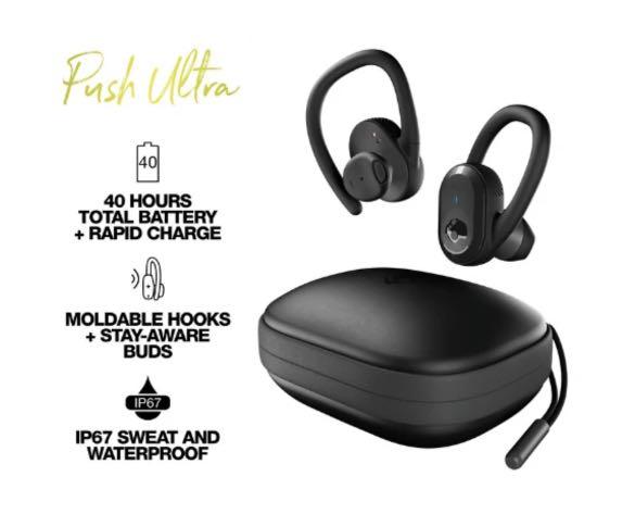 Push ultra true best sale wireless earbuds skullcandy