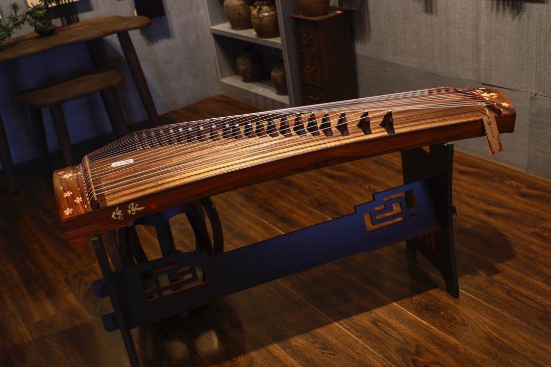 Small 1.3m Guzheng Japanese Design Cherry Blossom Guzheng, Hobbies