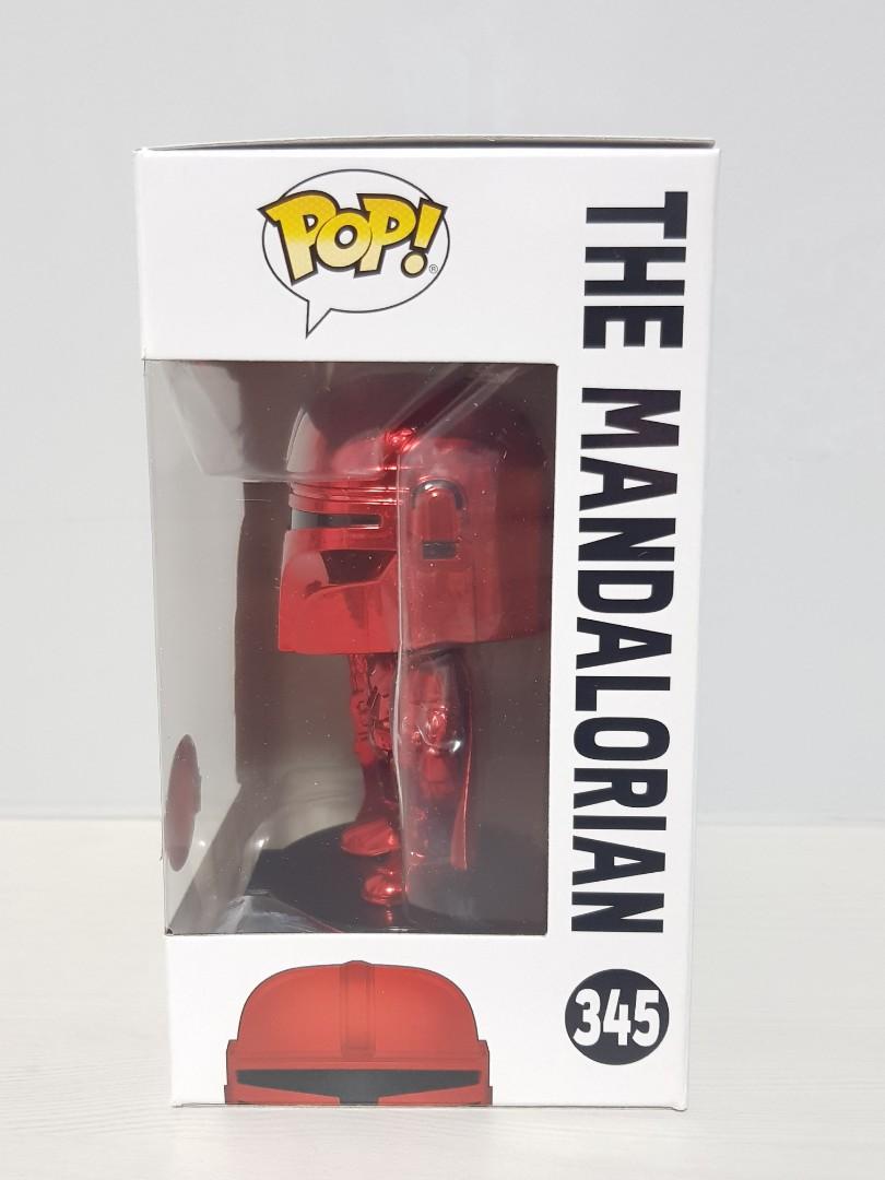 mandalorian red chrome funko