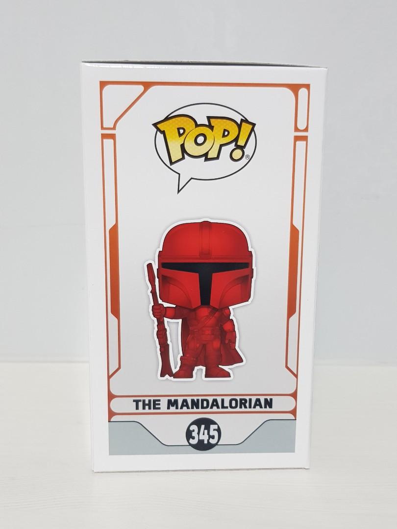 mandalorian red chrome funko