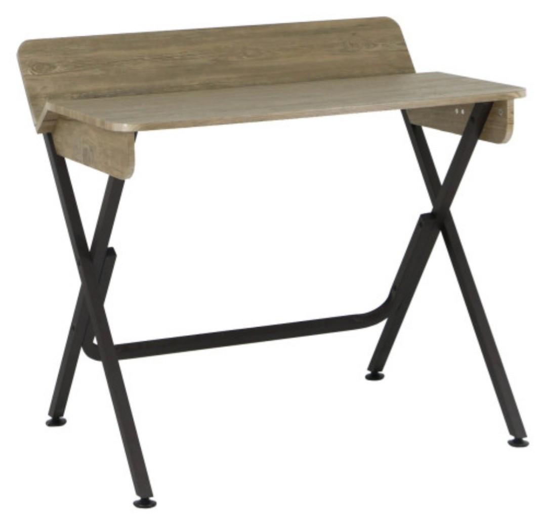 Study table (Brown) (Category: Tables & Sets) located in Singapore. Submitted by cwl688 (Listing ID 1072199809, Image 2). Description: I have 2pcs available. Tables are in good condition. 1 table for $45, 2 tables for $80. Material: - Particle Board with Stamped PVC Finish - Brown Powder Coated Steel Tube Frame/Legs - Black Adjustable Stoppers at Legs Base - Non-Foldable Desk - Weight 13kg Dimension - Height : 85cm - Width : 90cm - Depth : 64cm M