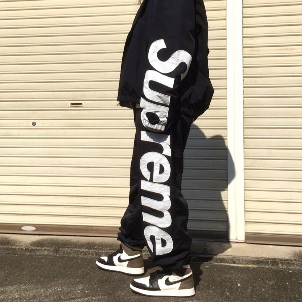 Supreme Spellout Track Jacket & Pant, 男裝, 外套及戶外衣服- Carousell