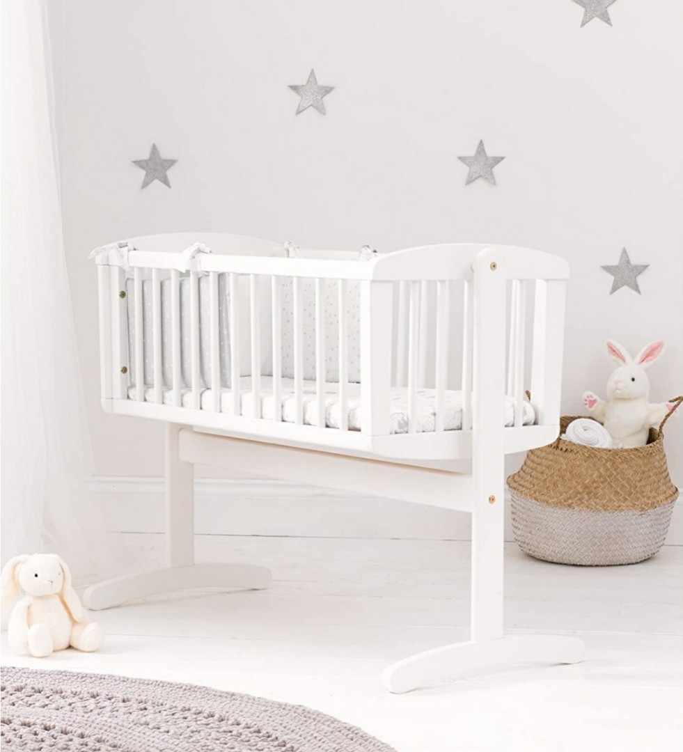 Swinging baby cot / crib, Babies & Kids, Baby Nursery & Kids Furniture