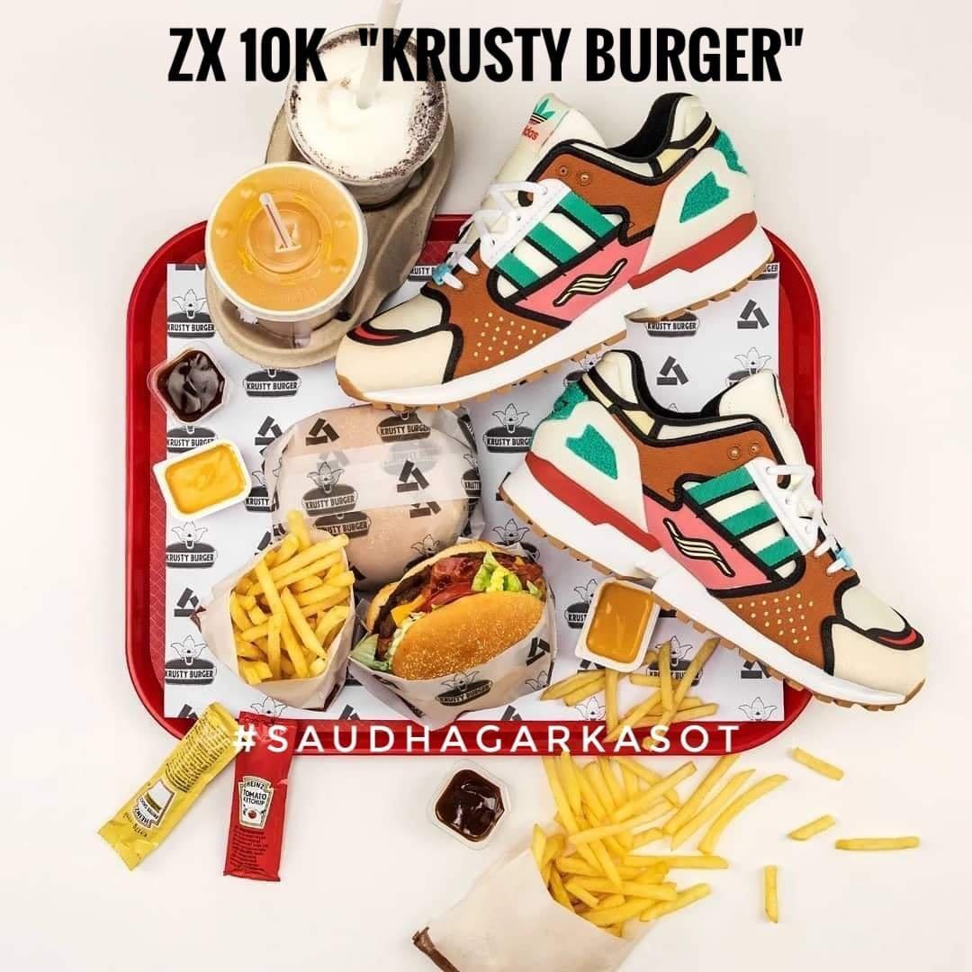 adidas ZX 10000 BURGER us9.5 KRUSTY
