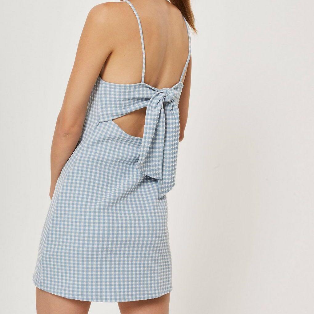 topshop blue gingham dress, Women's Fashion, Tops, Sleeveless on Carousell topshop blue gingham dress, Women's Fashion, Tops, Sleeveless on Carousell