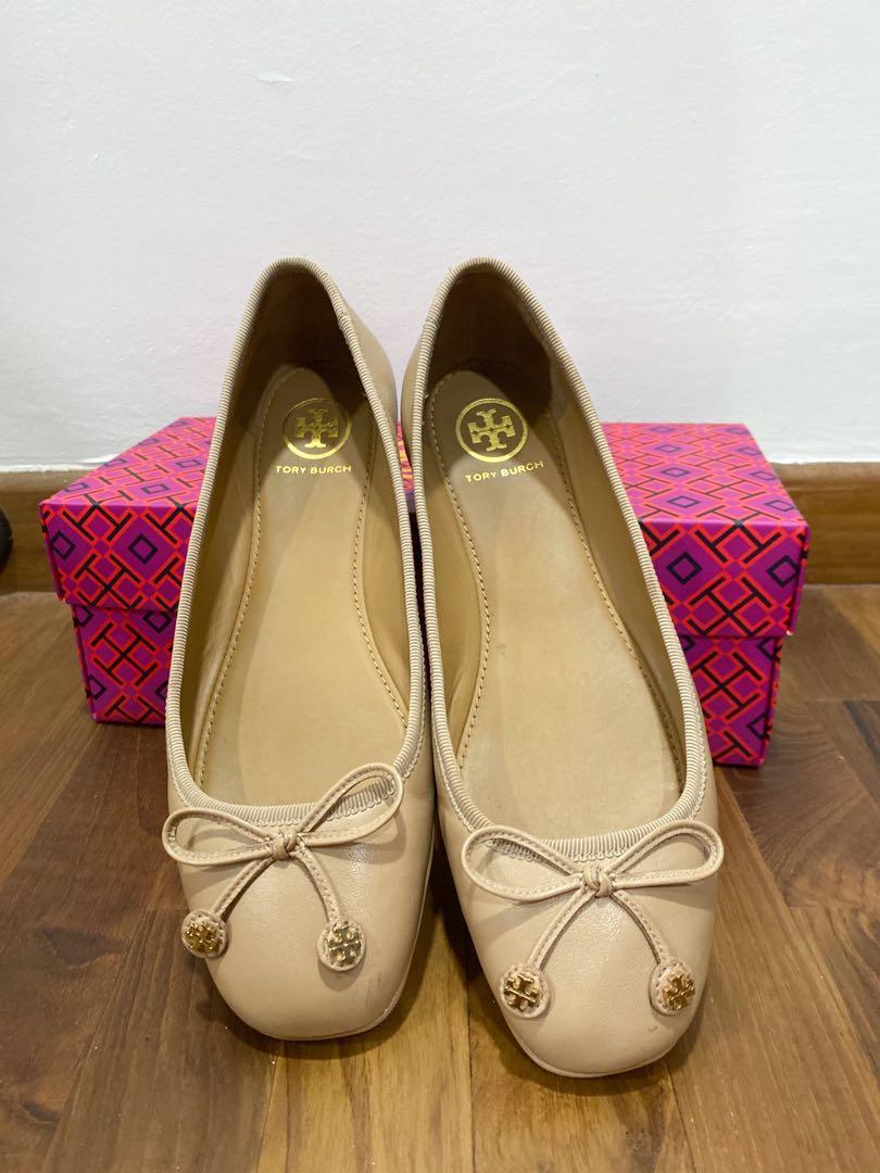 Tory burch laila driver ballet flat black discount