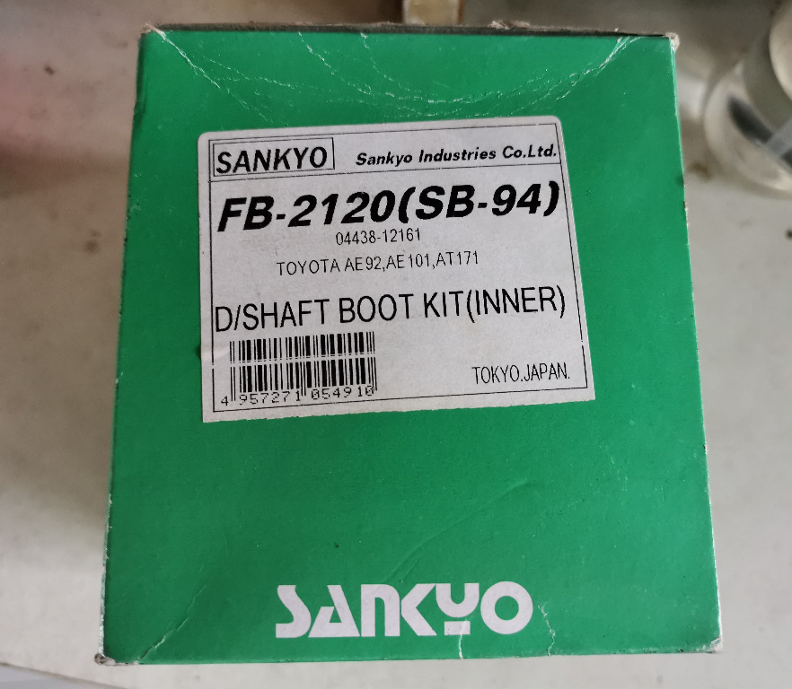 TOYOTA COROLLA AE92 DRIVE SHAFT BOOT, Car Accessories, Accessories on