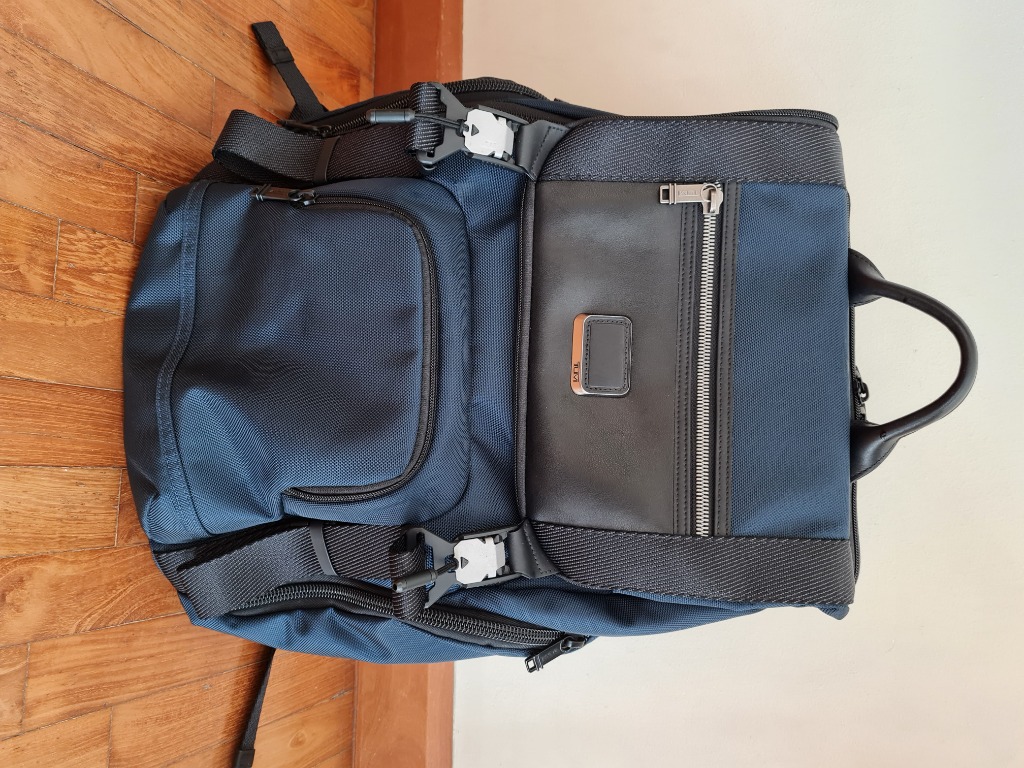 Tumi Alpha Bravo Lark Backpack (Blue), Men's Fashion, Bags, Backpacks ...
