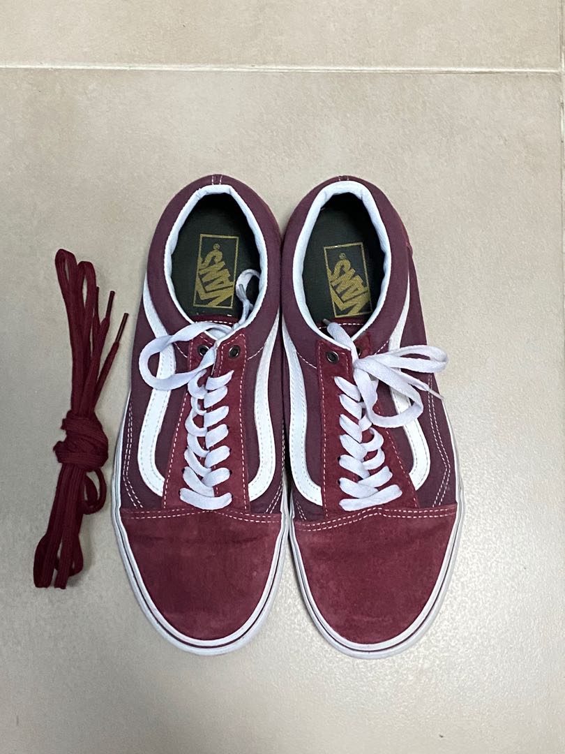 vans scotchgard red